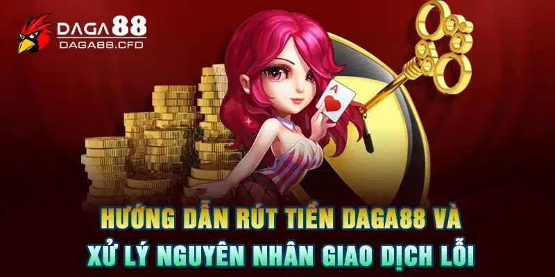 Hướng Dẫn Rút Tiền DAGA88 Và Xử Lý Nguyên Nhân Giao Dịch Lỗi